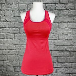 Athleta Stunner Coral T-Strap Yoga Tank